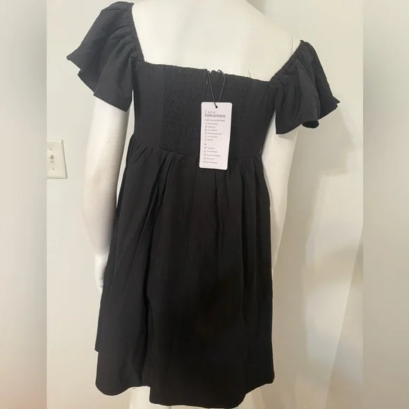 women's midi dress, size S, black - Picture 8 of 10